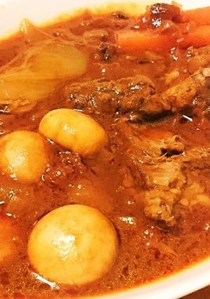 ワイン煮の素で簡単ビーフシチュー風-レシピのメイン写真