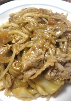 安く作ろう！カレー焼きうどん、パート２♪-レシピのメイン写真