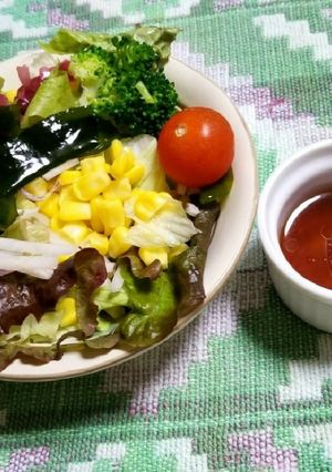 多品目のグリーンサラダ-レシピのメイン写真