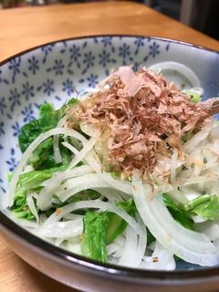 生たまねぎ・白菜のモリモリ和風サラダ♪-レシピのメイン写真