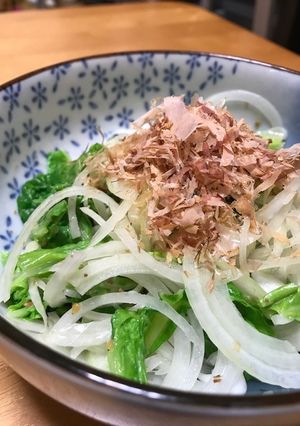 生たまねぎ・白菜のモリモリ和風サラダ♪-レシピのメイン写真