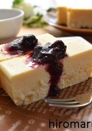 レンジで2分！なめらか濃厚チーズケーキ-レシピのメイン写真