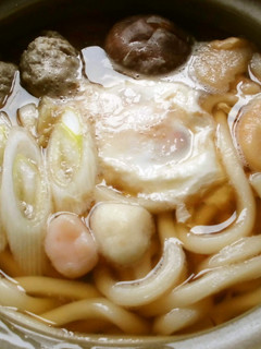 お鍋の残りで(^^♪鍋焼きうどん-レシピのメイン写真