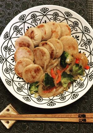 ソーセージ＆野菜の炒め物、香味ペーストで-レシピのメイン写真