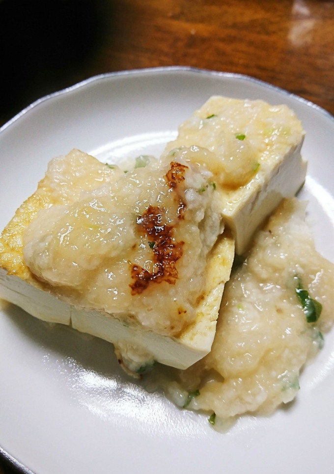 簡単☆ヘルシー♡豆腐と山芋のふわとろ焼き-レシピのメイン写真