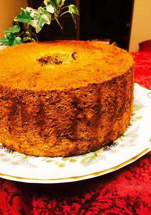 チョコレートバナナシフォンケーキ♪-レシピのメイン写真
