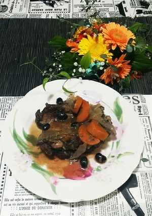 チキンと黒豆の赤ワイン煮-レシピのメイン写真