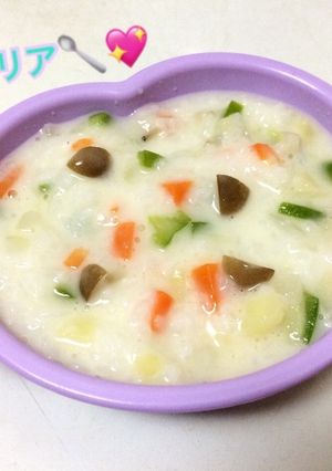 離乳食中期〜＊野菜ドリア-レシピのメイン写真