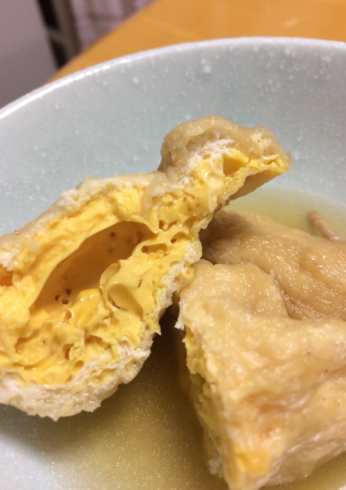 卵の油揚げ巾着煮 簡単です！！-レシピのメイン写真