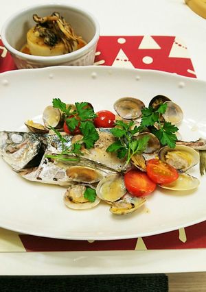 鯵のアクアパッツァ-レシピのメイン写真