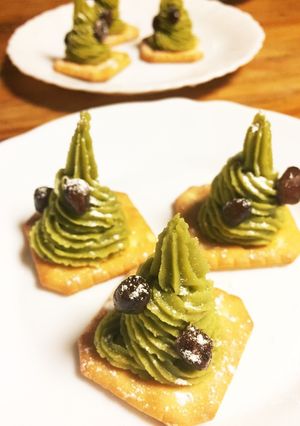 スイートポテトのクリスマスツリー-レシピのメイン写真