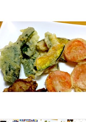 βカロテン豊富な野菜の天ぷら☆-レシピのメイン写真