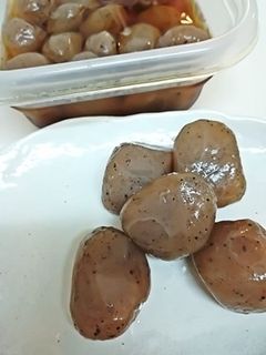 火を使わない♪こんにゃくの煮物風作り置き-レシピのメイン写真