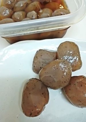 火を使わない♪こんにゃくの煮物風作り置き-レシピのメイン写真