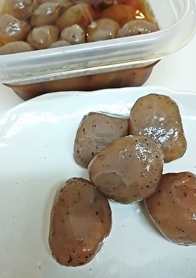 火を使わない♪こんにゃくの煮物風作り置き-レシピのメイン写真