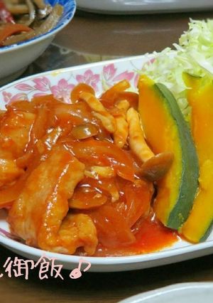 フライパンで簡単♪柔らかポークケチャップ-レシピのメイン写真