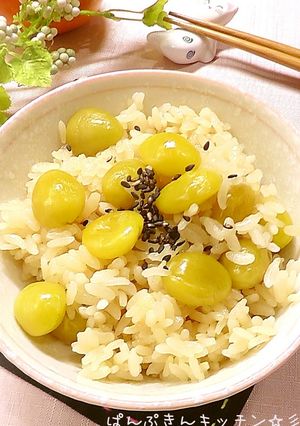 冬のご馳走♪ぎんなんご飯♡-レシピのメイン写真