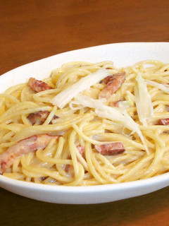 濃厚!ベーコンの和風クリームパスタ-レシピのメイン写真