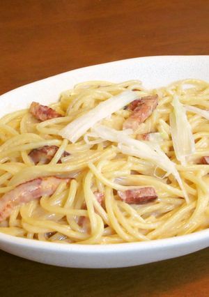濃厚！ベーコンの和風クリームパスタ-レシピのメイン写真