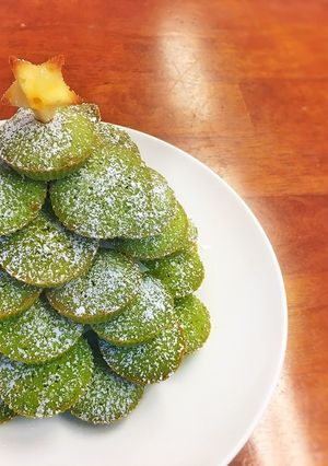 抹茶マドレーヌのクリスマスツリータワー-レシピのメイン写真