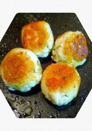 お弁当に♬はんぺん青さボール焼き-レシピのメイン写真