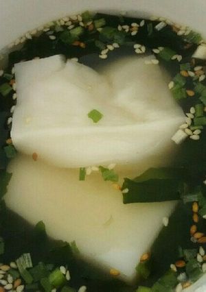 お餅のスープ☆必勝朝ごはん☆-レシピのメイン写真