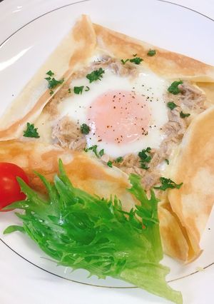 ホットケーキミックスで朝食ガレット-レシピのメイン写真