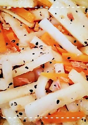 レンジだけで簡単！大根とにんじんのサラダ-レシピのメイン写真