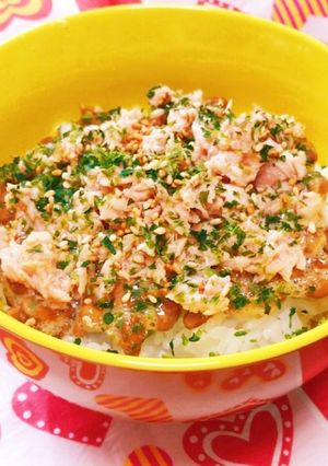 時短丼☆ツナっとう-レシピのメイン写真
