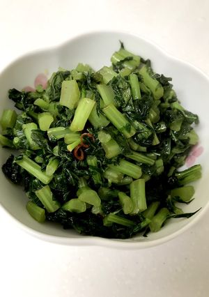 ご飯のおともに☆大根の葉っぱ炒め☆-レシピのメイン写真