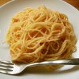 お出汁とレモンが香る優しい味の明太パスタ