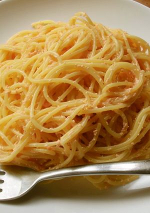 お出汁とレモンが香る優しい味の明太パスタ-レシピのメイン写真