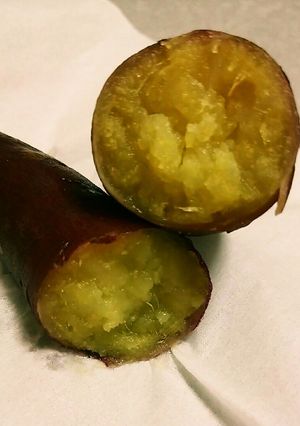 レンジで簡単！しっとり蒸し焼き芋-レシピのメイン写真