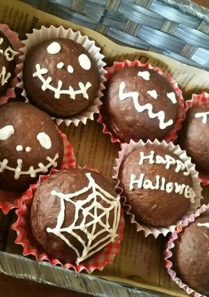 ハロウィンにも☆チョコinココアパン-レシピのメイン写真