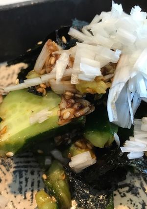 キュウリのピリ辛焼き海苔和え-レシピのメイン写真