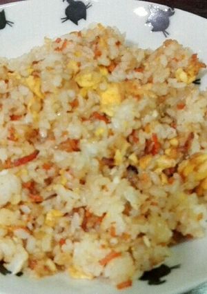 超簡単♪ﾆﾝﾆｸ無しの我が家の炒飯-レシピのメイン写真