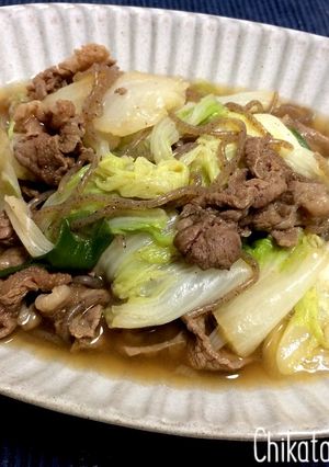 【 白菜と牛肉のほっこり煮♪ 】-レシピのメイン写真