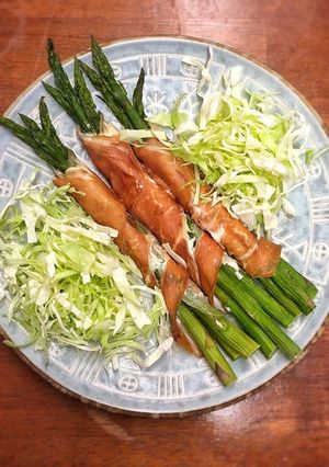 生ハム巻きアスパラガス-レシピのメイン写真