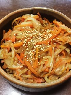 はやとうりとにんじんのきんぴら-レシピのメイン写真