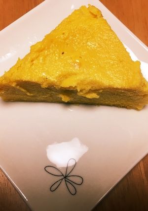 レンジでかぼちゃ豆腐ケーキ-レシピのメイン写真