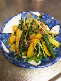 豆苗 パプリカの 彩りおひたし-レシピのメイン写真