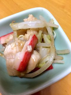 鶏胸肉&もやし&白菜のオイマヨ炒め♡-レシピのメイン写真