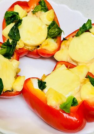 じゅわとろ☆パプリカのツナチーズ焼き-レシピのメイン写真