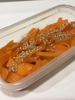 レンチンで作れる！にんじん常備菜♪-レシピのメイン写真
