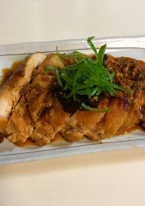 しっとり柔らか!鶏むね肉のおなめ照り焼き-レシピのメイン写真