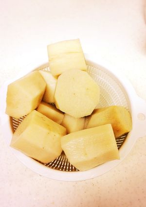 筍芋（京芋）下ごしらえ-レシピのメイン写真