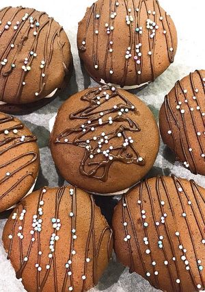 クリスマス仕様★もちもちのウーピーパイ-レシピのメイン写真