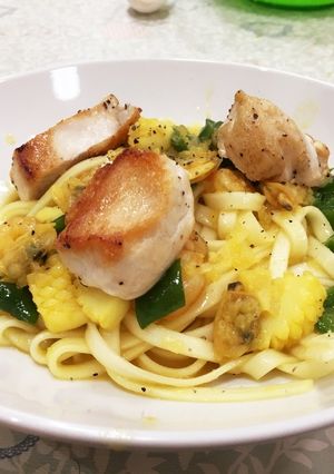 米粉のパスタ パエリア風-レシピのメイン写真