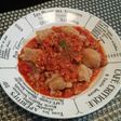 紅茶すいとんのミートトマトソース