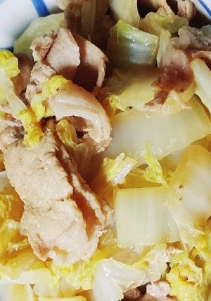 白菜のポン酢の蒸し焼き-レシピのメイン写真